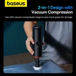 جارو شارژی بیسوس مدل a5 car vacuum cleaner - Image 7