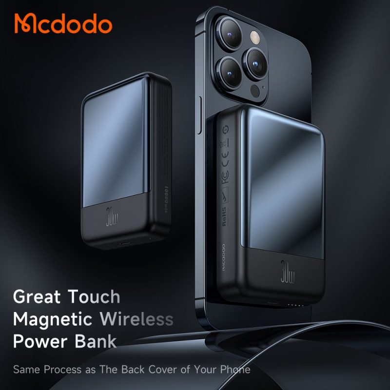 پاور بانک مگ سیف برند مک دودو ظرفیت 10000 میلی آمپر مدل mcdodo mc-5930 توان 30 وات - Image 13