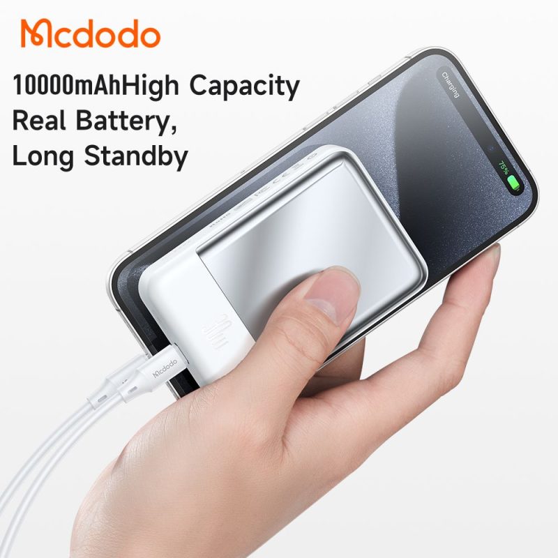 پاور بانک مگ سیف برند مک دودو ظرفیت 10000 میلی آمپر مدل mcdodo mc-5930 توان 30 وات - Image 9
